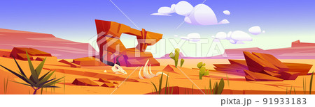 Arizona desert landscape, wild west background Arizona desert landscape, wild west background 91933183