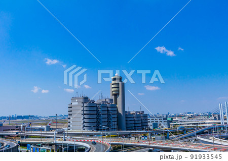 【東京の都市風景】羽田空港周辺の都市風景 91933545