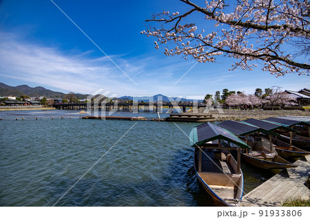 春の京都嵐山 春の京都嵐山 91933806