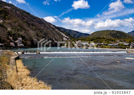 春の京都嵐山 春の京都嵐山 91933847
