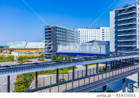 【東京の都市風景】羽田空港周辺の都市風景 【東京の都市風景】羽田空港周辺の都市風景 91935052