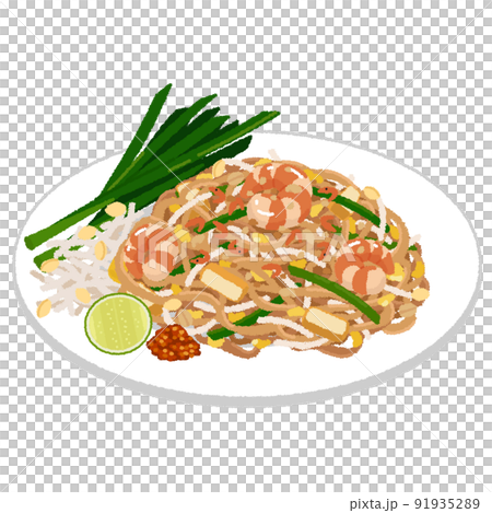 パッタイのイラスト 91935289