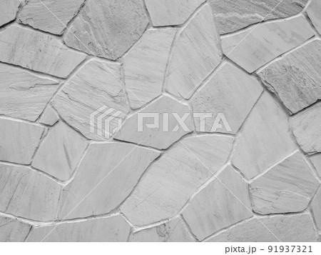 壁面・乱形石・背景素材 91937321