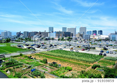 海老名市の中心街 91939859