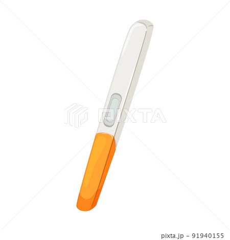 happy pregnant test cartoon vector illustration happy pregnant test cartoon vector illustration 91940155