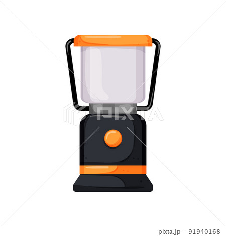 portable lantern camp lamp cartoon vector illustration 91940168