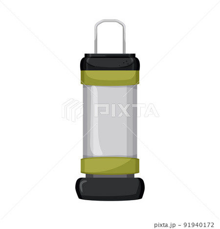 camping lantern camp lamp cartoon vector illustration 91940172