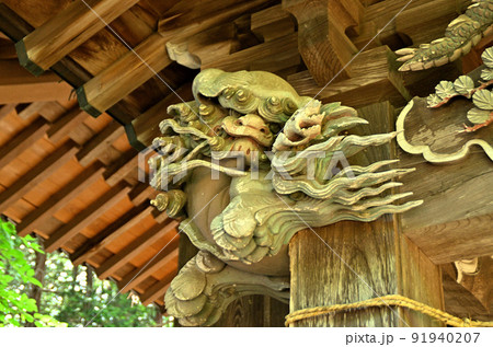 埼玉県嵐山町のパワースポット 鎌形八幡神社の守護神 埼玉県嵐山町のパワースポット 鎌形八幡神社の守護神 91940207