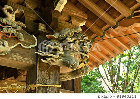 埼玉県嵐山町のパワースポット　鎌形八幡神社の守護神 91940211