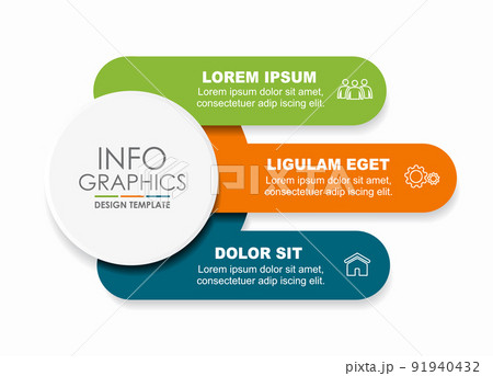 Infographic design template with place for your data. Vector illustration. Infographic design template with place for your data. Vector illustration. 91940432