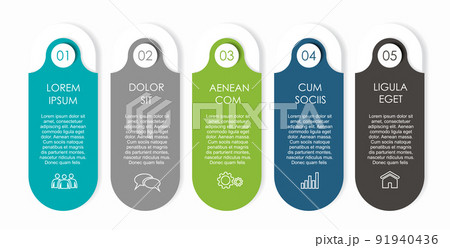 Infographic design template with place for your data. Vector illustration. Infographic design template with place for your data. Vector illustration. 91940436
