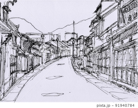 古い通り 91940784