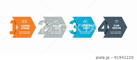 Infographic design template with place for your data. Vector illustration. 91942220