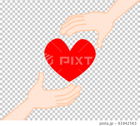 上下支撐的手和心 上下支撐的手和心 91942563