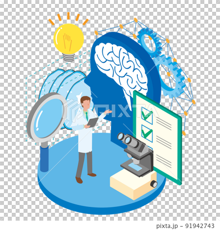 脳科学のイメージ 脳科学のイメージ 91942743