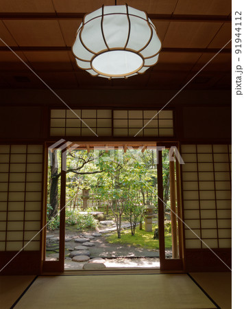 楽水園の茶室 91944112