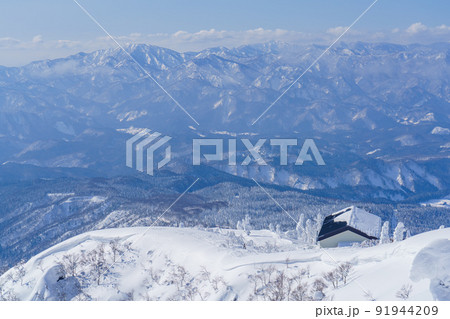 森吉山の樹氷（スノーモンスター）　日本三大樹氷　秋田観光 91944209