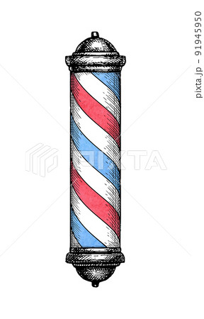 Barber shop pole. 91945950
