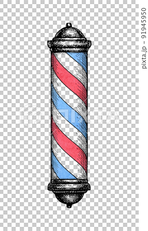 Barber shop pole. 91945950