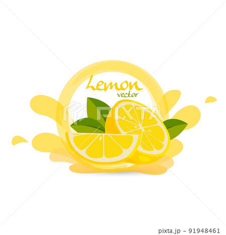 fresh lemon vector 91948461