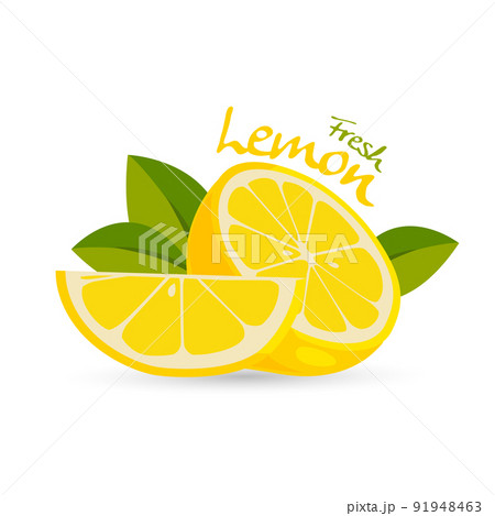 fresh lemon vector 91948463