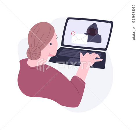 Phishing isolated cartoon vector illustrations. 91948849