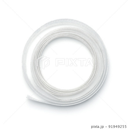 Top view of rolled plastic packaging strap Top view of rolled plastic packaging strap 91949255