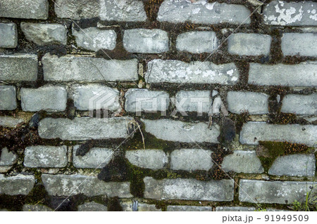 white brick wall textured background 91949509