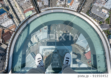 【大阪】通天閣の特別野外展望台 展望パラダイス 跳ね出し展望台【新世界】 【大阪】通天閣の特別野外展望台 展望パラダイス 跳ね出し展望台【新世界】 91950452