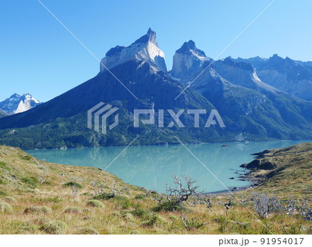 チリのトレス・デル・パイネ国立公園のクエルノス展望台⑫ チリのトレス・デル・パイネ国立公園のクエルノス展望台⑫ 91954017