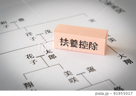 扶養控除と家族　控除制度　控除 91955017