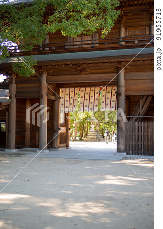 愛媛県の瀬戸内海国立公園にある大山祇神社総本社 愛媛県の瀬戸内海国立公園にある大山祇神社総本社 91955713