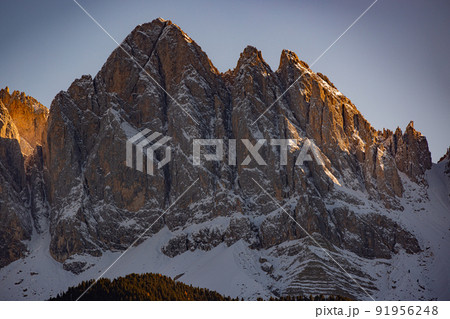 The amazing mountains of the Dolomites in Italy - a Unseco World Heritage Site 91956248