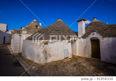 Wonderful Trulli houses of Alberobello in Italy . a popular landmark in Italy Wonderful Trulli houses of Alberobello in Italy . a popular landmark in Italy 91956330