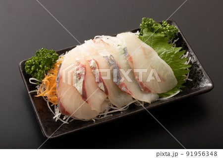 《大分県産》しまあじ　お造り 91956348