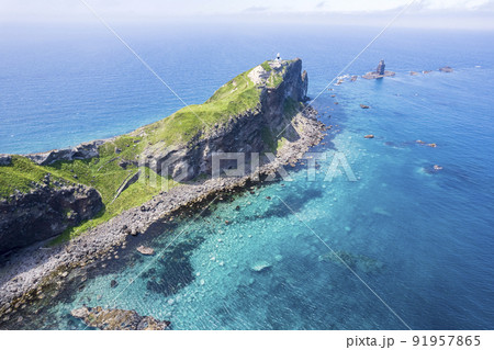 北海道 神威岬(空撮) 北海道 神威岬(空撮) 91957865