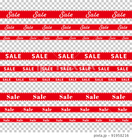 A variation of the red band design set with the letters SALE A variation of the red band design set with the letters SALE 91958216