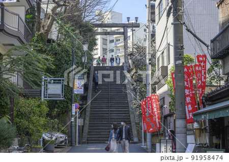 湯島天満宮 天神石坂と学問の道 東京都文京区 湯島天満宮 天神石坂と学問の道 東京都文京区 91958474