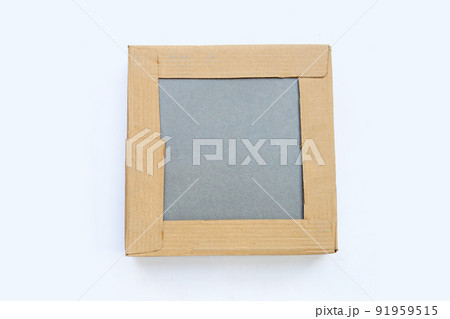 Tile in box Packaging on white background. Tile in box Packaging on white background. 91959515