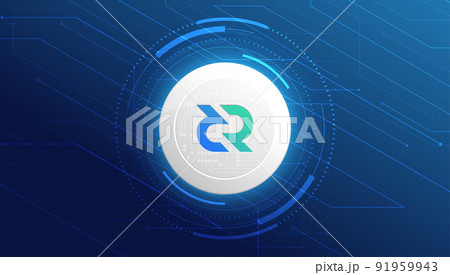 Decred (DCR) coin cryptocurrency concept banner. Decred (DCR) coin cryptocurrency concept banner. 91959943