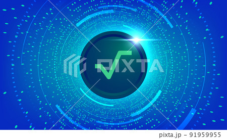 e-Radix (EXRD) coin banner. EXRD coin cryptocurrency concept banner background. e-Radix (EXRD) coin banner. EXRD coin cryptocurrency concept banner background. 91959955