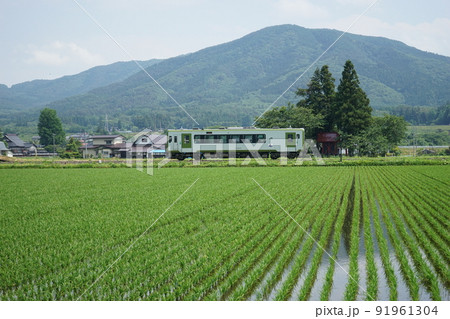 SL銀河も走るJR釜石線 91961304