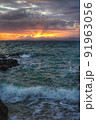 石垣島の観音崎からの日没 91963056