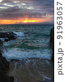石垣島の観音崎の夕陽 91963057