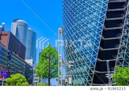 【名古屋の都市風景】名古屋駅周辺の都市風景 91963215