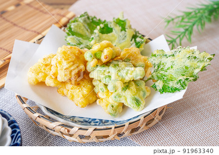 夏野菜の天ぷら盛合せ 91963340