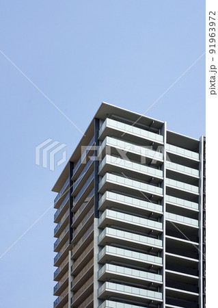 タワーマンション外観 最上階 91963972
