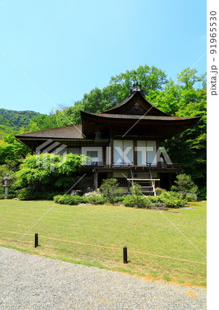 京都嵯峨野　初夏の大河内山荘庭園 91965530