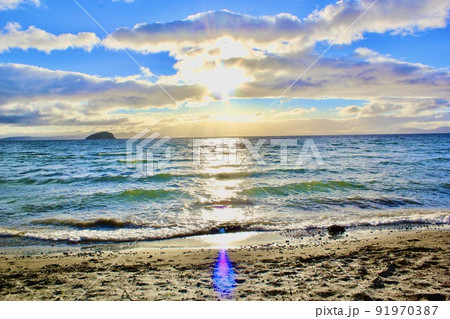 ニュージーランド　タウポ湖　・Halletts Bay ・　Paka bay New Zealand 91970387