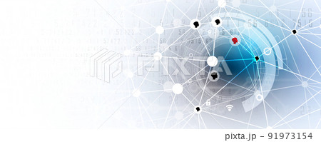 Conceptual technology illustration of artificial intelligence Conceptual technology illustration of artificial intelligence 91973154
